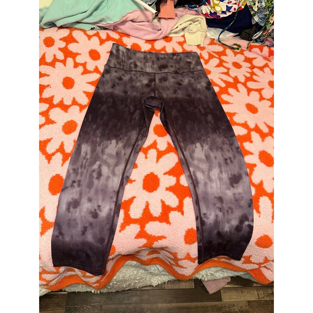 Balance collection purple tie dye leggings